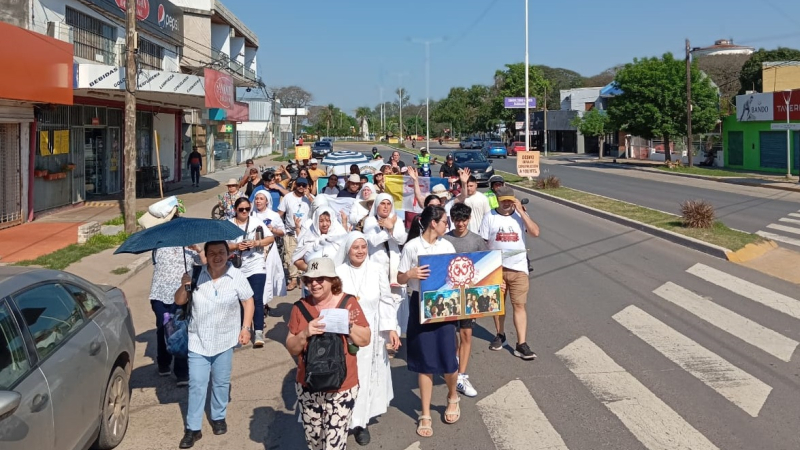 Fe, compromiso y comunidad: la Vida Consagrada peregrinó en clima jubilar hacia la Inmaculada