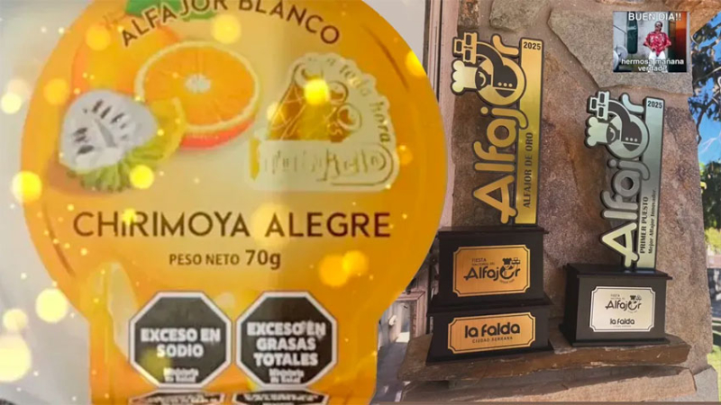 Ni dulce de leche ni fruta: el mejor alfajor de la Argentina está relleno de chirimoya alegre
