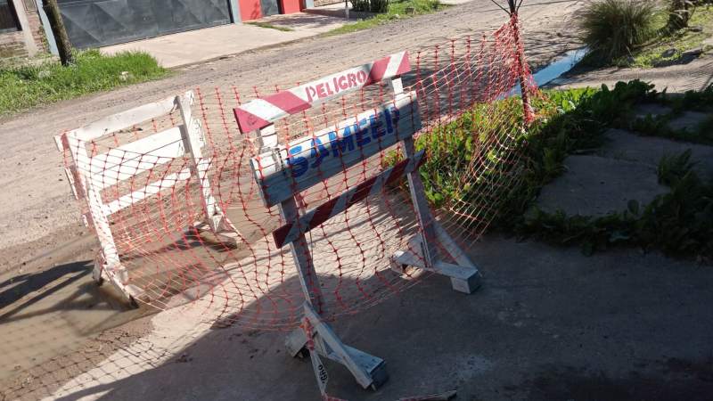 Hace dos meses le repararon una pérdida pero sigue sin poder ingresar en su garaje