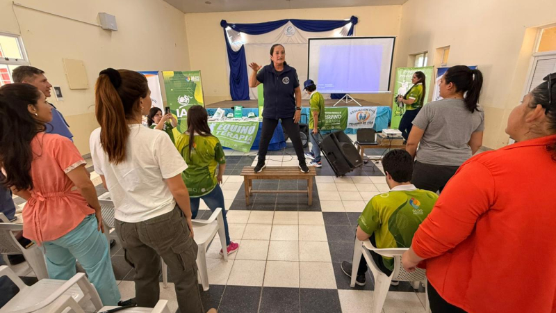 Se concretó el primer módulo de la capacitación en Equinoterapia en Las Lomitas
