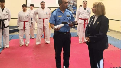 Cinturón Negro Honorífico para el jefe de la Policía del Chaco