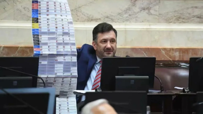 Reapareció Kueider: "Orgulloso de haber impulsado en el Senado el sistema de Boleta Única"
