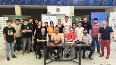 Alumnos de la Tecnicatura de Periodismo Deportivo tuvieron clase en sede del Círculo