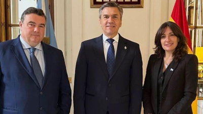 Zdero gestionó ante las autoridades del BBVA inversiones para el Chaco