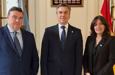 Zdero gestionó ante las autoridades del BBVA inversiones para el Chaco