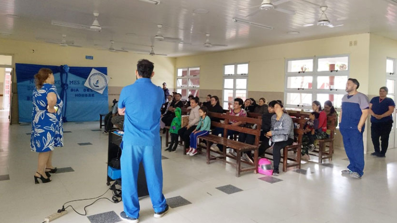 El centro de salud El Pucú brindó una charla informativa