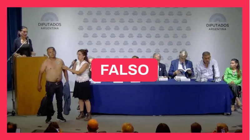 El "hombre imantado" del Congreso: el show antivacunas que cayó por su propio peso