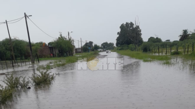 En Cote Lai cayeron casi 250 milímetros y hay familias evacuadas