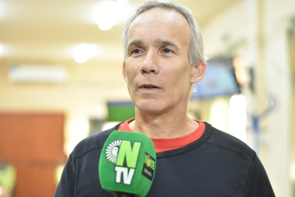 El 16 de septiembre de 2025 NORTE TV salía al aire. En la imagen, el periodista de la edición web Mariano Tato Bianucci.