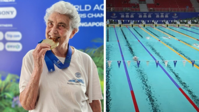 Elena Placci, campeona mundial en Singapur a los 90