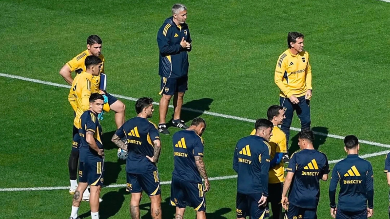 El primer ensayo de Boca: sin doble nueve y con algunas sorpresas