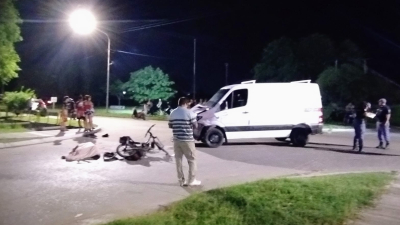 Una adolescente falleció en accidente de tránsito en Sáenz Peña
