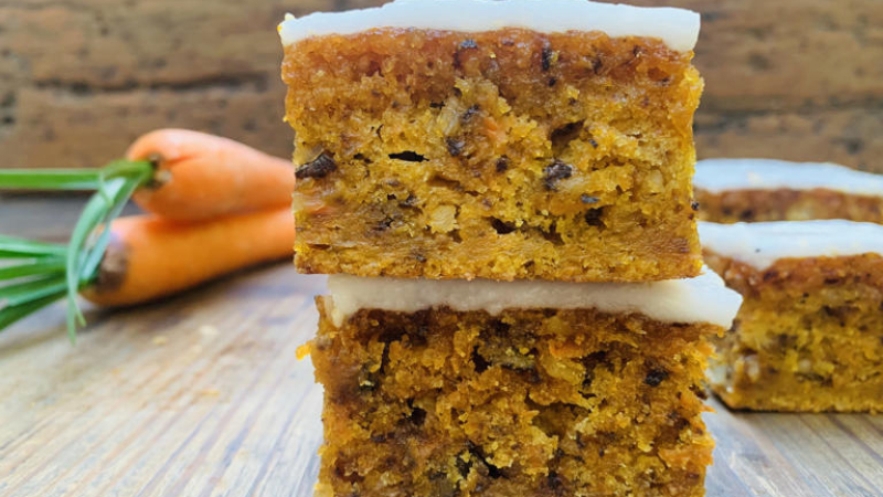 Cómo hacer un budín de zanahoria y manzana súper esponjoso
