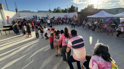 Niños de Machagai y Plaza recibieron anteojos