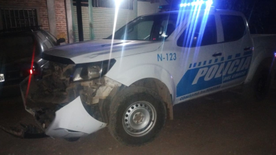 Noche agitada: tres heridos en choques con móviles policiales durante operativos