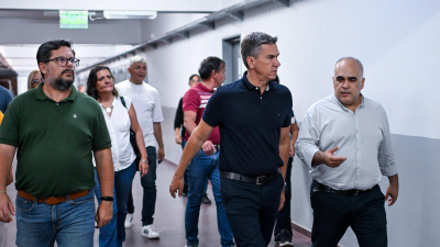 Zdero supervisó el avance de las obras del programa provincial "Mejor Escuela"