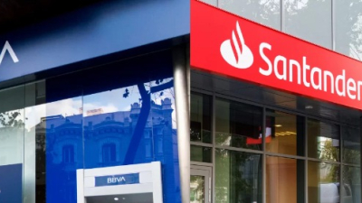 Santander y BBVA pisan el freno al crédito en la Argentina