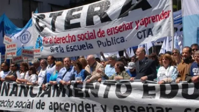 CTERA ratifica el paro docente y repudia la reforma laboral