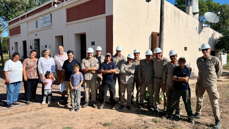 La escuela del paraje Pampa Zappa ahora tiene internet satelital