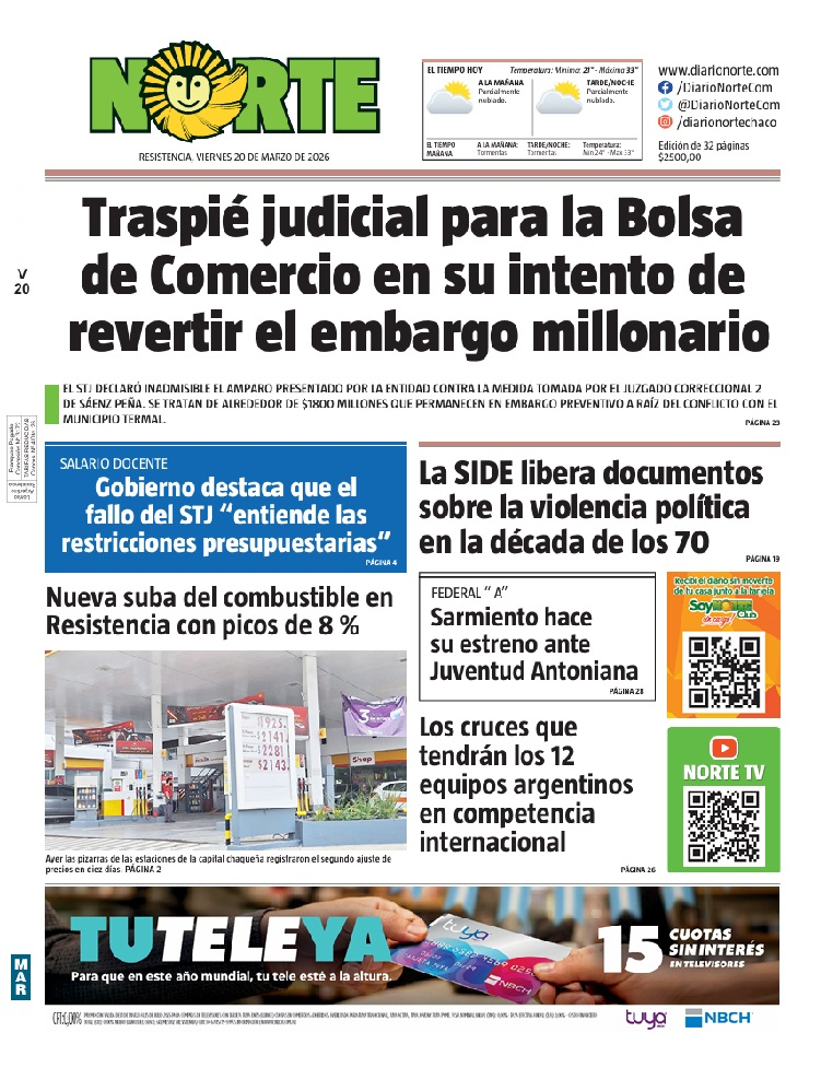 Edición del 20-03-2026