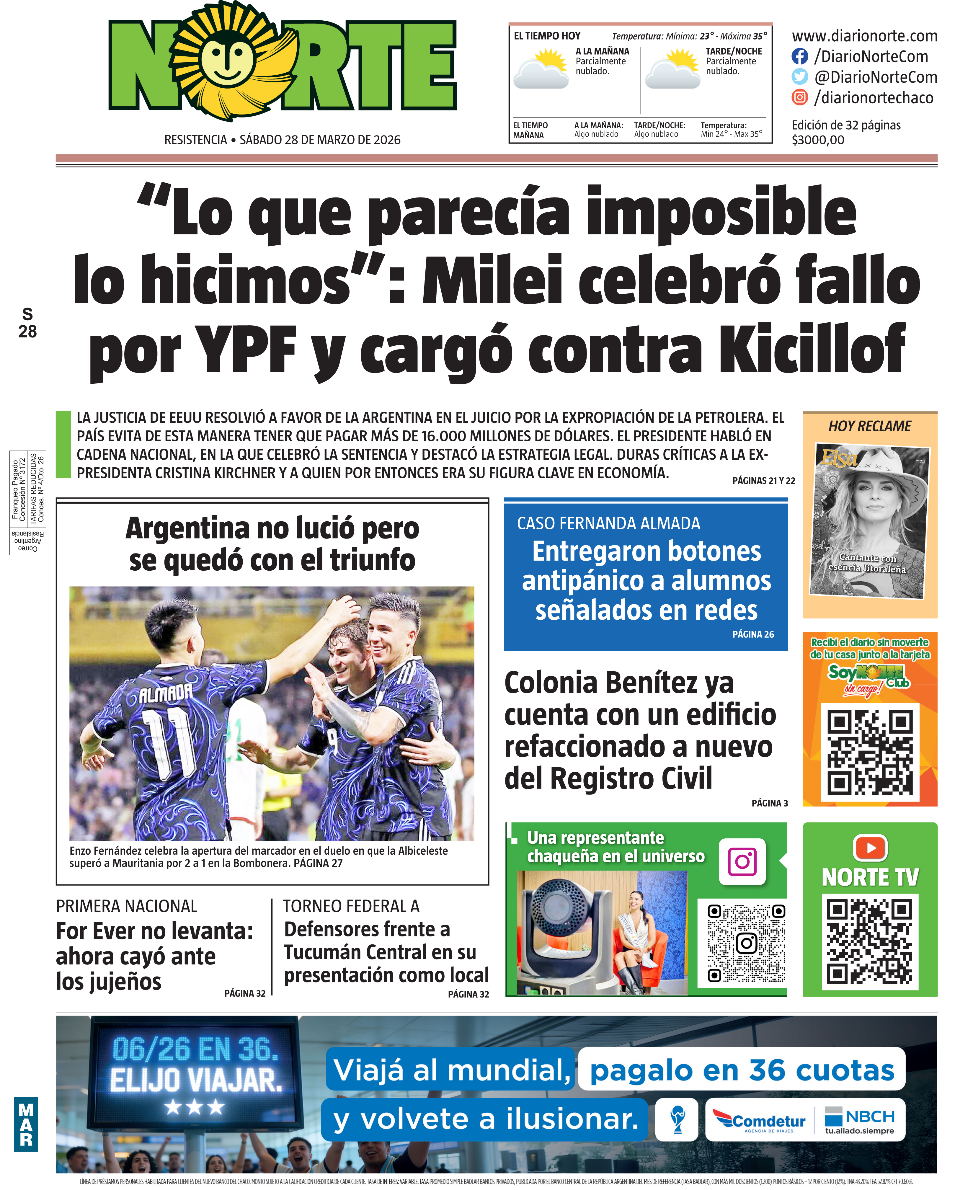 Edición del 28-03-2026
