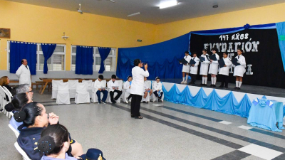 Realizaron la promesa de lealtad a la Bandera Provincial