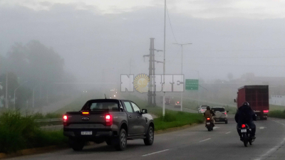 La niebla como protagonista de este martes en la ciudad de Resistencia