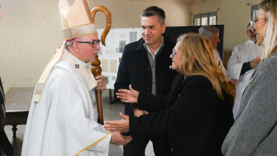 Legisladoras acompañaron la peregrinación y misa en honor a Santa Rita