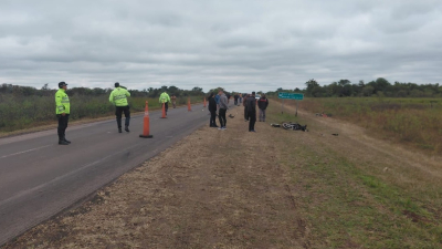 Falleció un trabajador que fue embestido por ruta 4