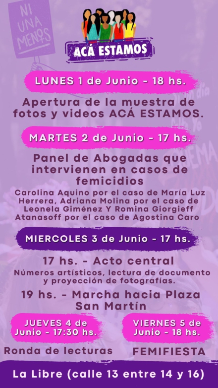 FLYER SEMANA ACÁ ESTAMOS