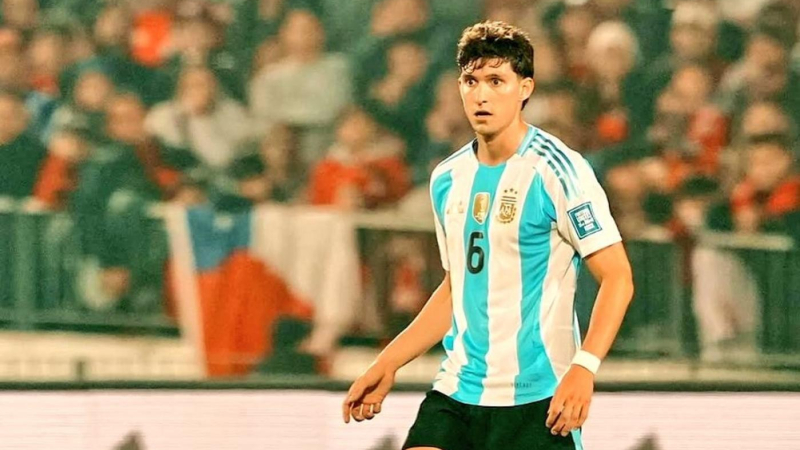 Leo Balerdi sufrió un desgarro y quedó fuera del Mundial