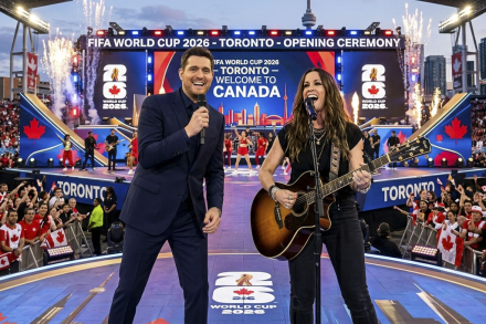 AlanisMosissette y Michael Bublé
