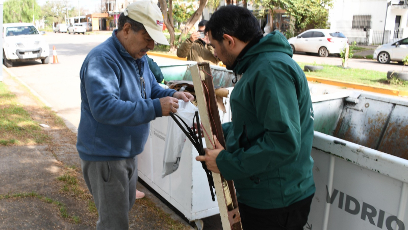 Resistencia pasará de itinerar a tener un punto fijo de acopio para reciclables