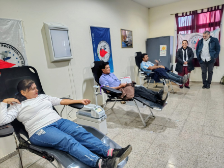 Colecta de sangre Htal San Martín Dos