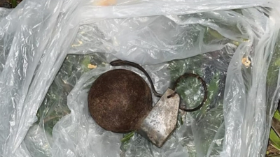 Activaron amplio protocolo de seguridad tras el hallazgo de una granada de mano abandonada