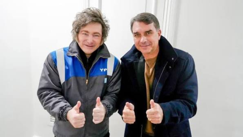 Milei viaja a Brasil para apoyar a Bolsonaro
