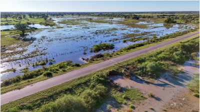 Formosa intimó a Vialidad Nacional para evitar el colapso hídrico en las rutas 11 y 95
