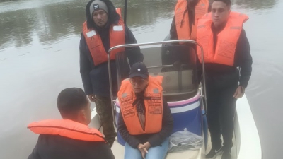 Buscan en el río y con dron térmico a Gabriel Cicuta