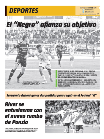 El “Negro” afianza su objetivo