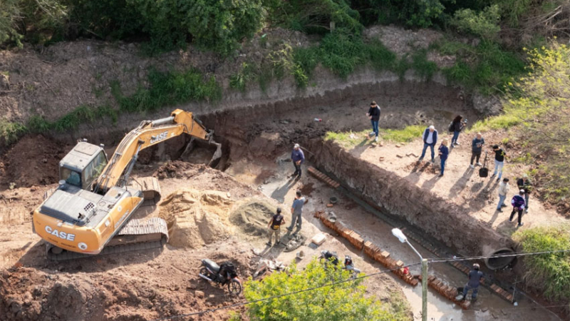 Sáenz Peña: ejecutan obras hídricas en barrios periféricos ante la llegada de El Niño