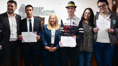 Premio Jóvenes Destacados: la Legislatura reconoció esfuerzo, talento y trayectoria