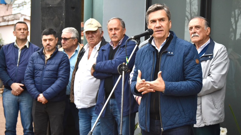 Zdero destacó el fortalecimiento de la producción al inaugurar la sede de un consorcio caminero