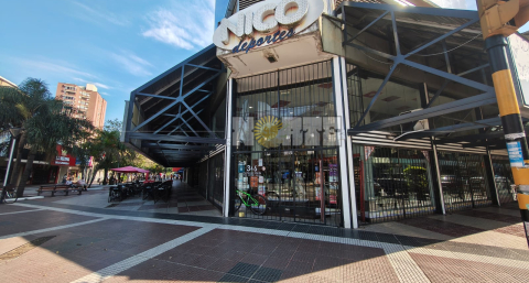 Así luce el centro de Resistencia en el Día del Empleado de Comercio