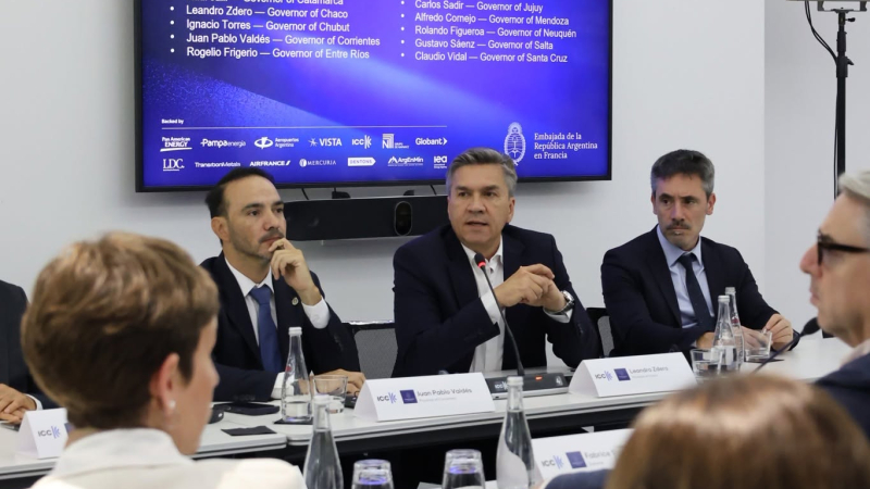 El gobernador presentó las oportunidades comerciales del Chaco ante empresarios europeos