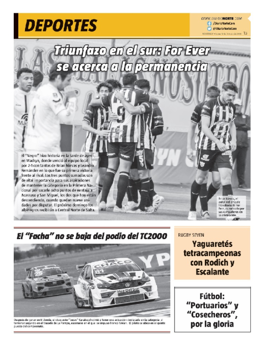 Triunfazo en el sur: For Ever se acerca a la permanencia
