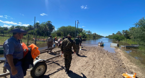 Puerto Vilelas: rescatan animales y confirman que la defensa no presenta filtraciones