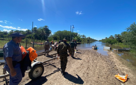 Puerto Vilelas: rescatan animales y confirman que la defensa no presenta filtraciones