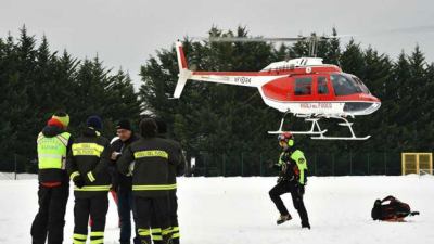 Hallan tres cadáveres y ascienden a 12 los muertos del hotel sepultado por un alud en Italia