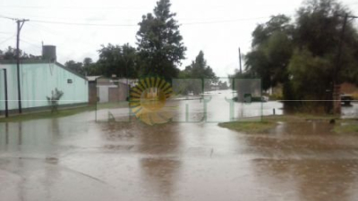 Más de 50 familias afectadas por las intensas lluvias en Pampa del Indio