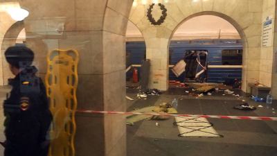 Rusia: al menos 11 muertos por explosión en el subte de San Petersburgo